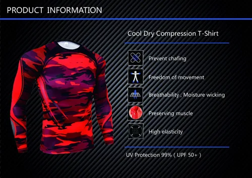 Vista 3 de Camisa de compresión de manga larga para hombre, pantalones de entrenamiento para atletismo, correr, deportes, entrenamiento, ropa, leggings, mallas