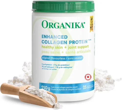 Vista 10 de Organika Polvo de péptidos de colágeno hidrolizados mejorados: polvo de colágeno sin sabor de fácil absorción para piel, cabello, uñas