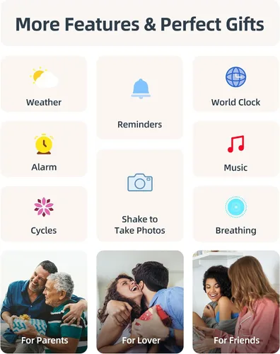 Vista 9 de Parsonver Smart Watch, 5ATM Waterproof Swimming Watch, Smartwatch for Women with Bluetooth Calls, Fitness Tracker Heart Rate Sleep Monitor