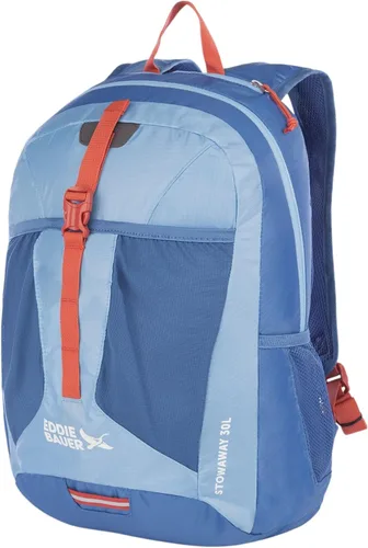 Vista 4 de Eddie Bauer Stowaway Mochila plegable - Azul costero, 30L costa azul