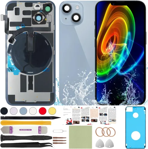 Vista 51 de Funda trasera de repuesto compatible con iPhone 8 de 4.7" + Herramientas profesionales (Gris espacial) Incluye herramientas profesionales, cinta