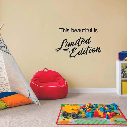 Vista 2 de Adhesivo decorativo para pared con cita de bebés recién nacidos, para habitación de niños, habitación de niños, guardería, casa de guardería