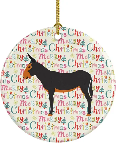 Vista 44 de Caroline's Treasures Adorno de cerámica de avestruz común para árbol de Navidad, decoración colgante para el hogar, Navidad, vacaciones, fiesta