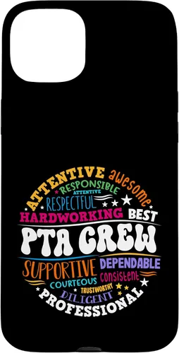Vista 9 de iPhone XR Parents Teacher Association Team Supporter PTA Crew Case