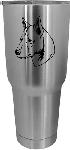 Vista 316 de Cairn Terrier - Vaso grabado con temática de perro, 30 onzas