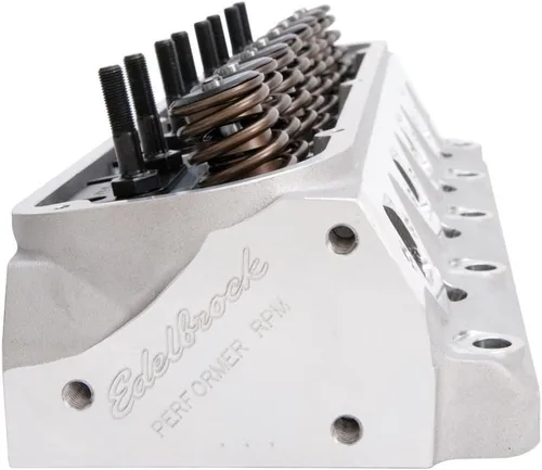 Vista 4 de Edelbrock 60255 Performer Series RPM Culata Completa 190cc/60cc Entrada/Exh. Puerto Vol. 325-500 HP