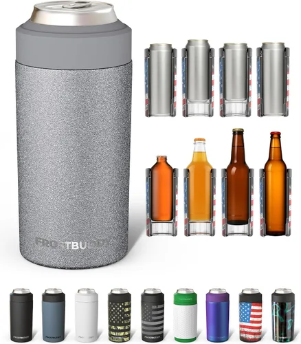 Vista 31 de Frost Buddy Enfriador de latas universal, aislante de latas de acero Blanco (Allwhite)