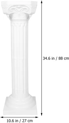 Vista 5 de Columna griega de columna romana estilo corintio, decoración de escultura, soporte para plantas, paisajismo para decoración de bodas en interiores