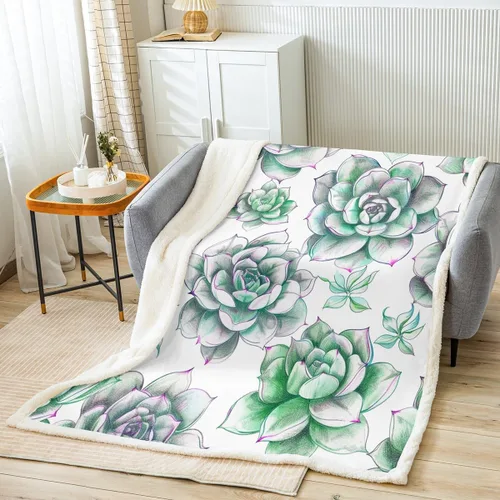 Vista 26 de Feelyou - Manta de forro polar con estampado de melocotones, diseño tropical de frutas, suave y linda, para cama, sofá, sillón, decoración de Multi