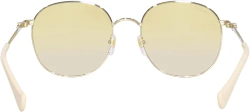 Vista 4 de Gucci Mini gafas de sol redondas de metal para correr para mujer