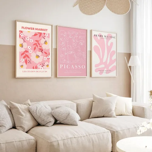 Vista 95 de Imágenes abstractas modernas para pared, arte de pared bohemio y neutro, arte de pared de línea minimalista, arte de pared beige, negro y marrón