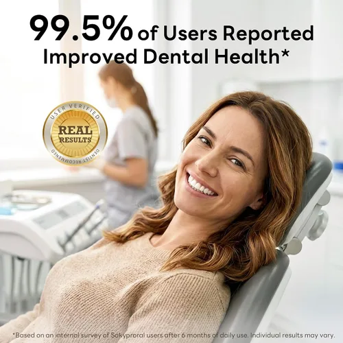 Vista 6 de SAKYPRORAL Cepillo de dientes eléctrico AI Sonic para adultos con puntuación de cepillado y pantalla de temporizador inteligente, seguimiento de 6