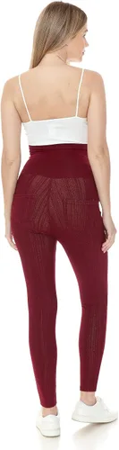 Vista 8 de Leggings Depot Jeans de maternidad para mujer con bolsillos, cómodos, elásticos, pantalones de embarazo