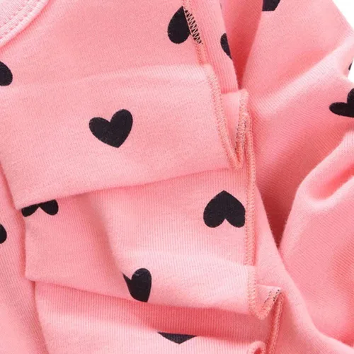 Vista 4 de Conjunto de ropa de bebé para niña, 2 piezas, camisetas y pantalones de manga larga