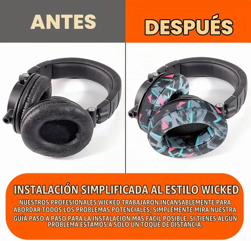Vista 4 de WC Wicked Cushions PadZ - Almohadillas gruesas y suaves para ATH M50X / M40X / SteelSeries Arctis/HyperX Cloud & Alpha/Logitech G Pro X/Compatibles