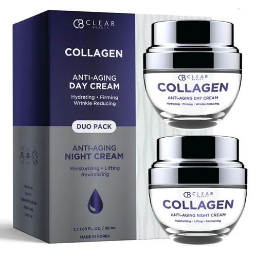 Vista 8 de Clear Beauty Hidratante facial de oro de 24 quilates y colágeno, probado por dermatólogos, antienvejecimiento, cuidado de la piel coreano, hidrata
