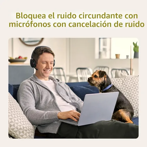 Vista 4 de Jabra Evolve2 65 Flex Auriculares Estéreo Inalámbricos - Bluetooth, Tecnología ClearVoice con Cancelación de Ruido y ANC Híbrido - Certificado