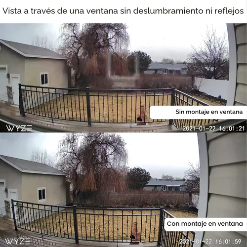Vista 3 de Wyze Oficial: Soporte de ventana para WYZE Cam OG, v3, v3 Pro, v4