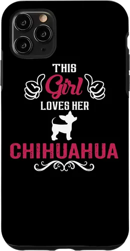 Vista 11 de Funda para iPhone 15 This Girl Loves Her Chihuahua Dog Mom