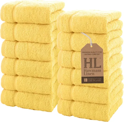 Vista 67 de Juego de 6 toallas de baño negras para baño, algodón turco original, suave, absorbente y de primera calidad, 2 toallas de baño, 2 manos y 2 toallas