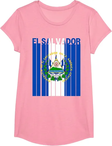 Vista 31 de Camiseta con la bandera de El Salvador