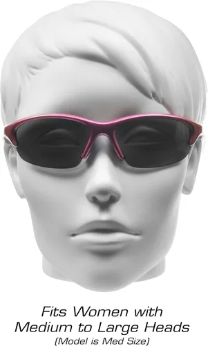 Vista 3 de proSPORT Lector bifocal de seguridad para lentes de sol para hombres y mujeres ANSI Z871 lentes transparentes color marrón ahumado Marcos rosa