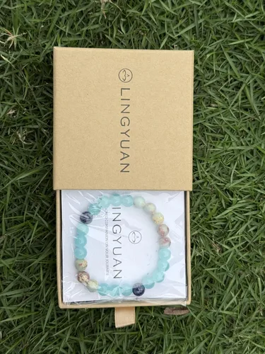 Vista 5 de LINGYUAN Pulseras de buena suerte para mujeres y hombres, inspiradoras de amor de la suerte, pulsera atractiva de sanación energética, pulsera