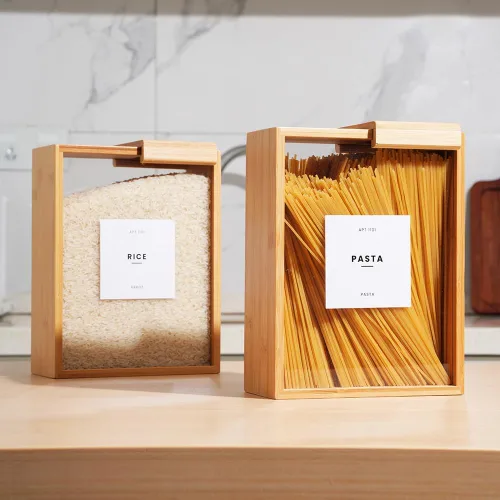 Vista 8 de APT 1101 Dispensador de alimentos 2L Organizadores y almacenamiento de cocina Contenedores de alimentos y dispensador de cereales
