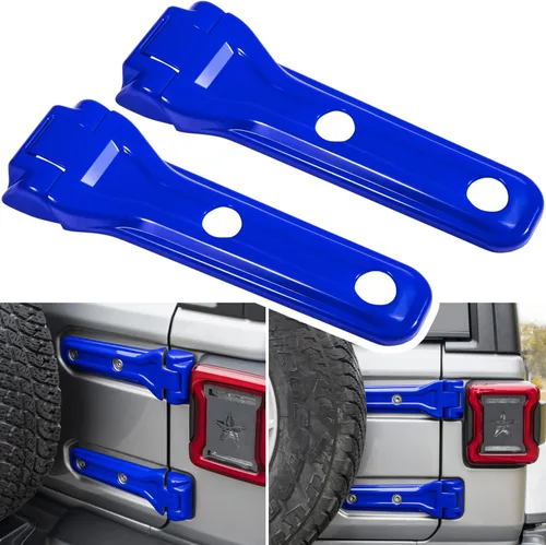 Vista 15 de Cubierta de bisagra para compuerta trasera de Jeep Wrangler JL JLU, accesorios de decoración exterior - 2018-2024, 2 puertas y 4 puertas, cubierta