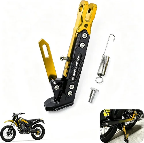 Vista 20 de Soporte de patas de motocicleta universal de aleación de aluminio de alta calidad, ajustable, para motocicleta, scooter, soporte de trípode