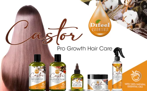 Vista 7 de Difeel Essentials Pro-Growth - Champú de ricino de 12 onzas, champú de aceite de ricino para el crecimiento del cabello, sin sulfato, aceite