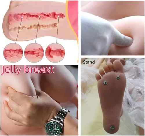 Vista 3 de Muñeca sexual realista para adultos, torso de cuerpo completo, muñecas sexuales masculinas, diversión sexual realista para hombres, muñeca sexual