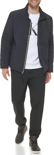 Vista 5 de Calvin Klein Abrigo, chaquetas para hombre, carcasa suave con forro Sherpa