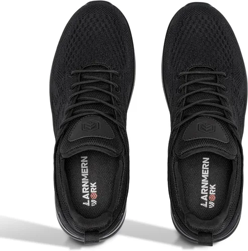 Vista 3 de LARNMERN Zapatos de trabajo antideslizantes para mujer, resistentes al agua, zapatos para el trabajo, para cocinero, cocina