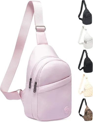 Vista 38 de Cangurera pequeña Aprocot Cross Body Bag Fashion Shoulder para mujer Albaricoque