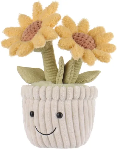 Vista 6 de Albaricoque Cordero Girasol en maceta Suave Animales de peluche Juguetes Girasol 9