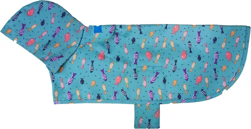 Vista 7 de RC Pet Products Poncho de lluvia plegable para perros carmesí - XX pequeño