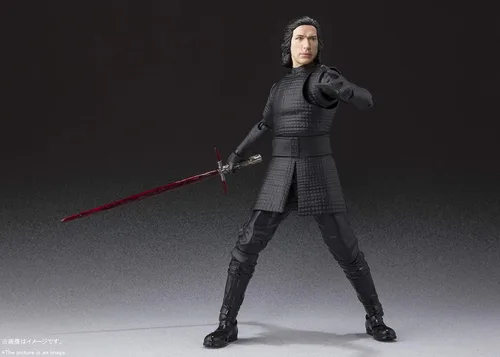 Vista 8 de S.H.Figuarts Star Wars Kylo Ren (Star Wars: The Rise of Skywalker) - Figura de acción pintada de PVC y ABS y tela de 6 pulgadas