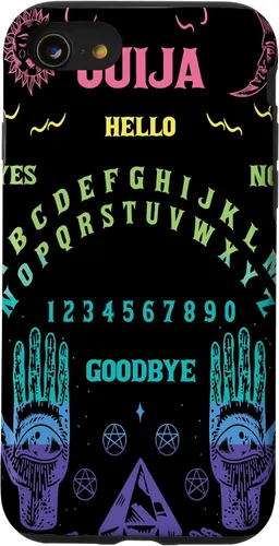 Vista 18 de iPhone 16 Scary Horror Halloween Ouija Board Goth Cell Phone Case Gift Case