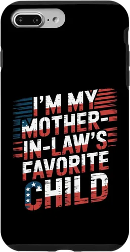 Vista 12 de Cool Im My Mother in Law Favorite Child Funny Parent Patriot Case for iPhone 16