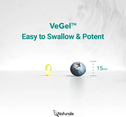 Vista 4 de Naturalis Vitamina vegana D3+K2 de algas 5000 UI D3 con 120 mcg MK7 Certificado de la sociedad vegana, de origen sostenible, mejor que