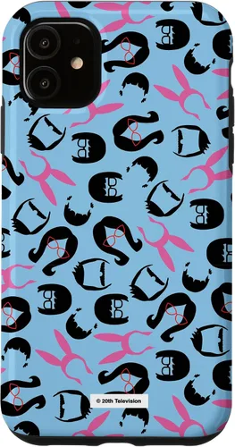 Vista 8 de Bob’s Burgers Bob Linda Gene Tina Louise Hair Light Blue Case for iPhone 17