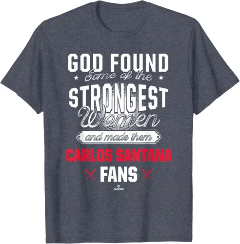 Vista 9 de Dios encontró la mujer más fuerte Carlos Santana camiseta