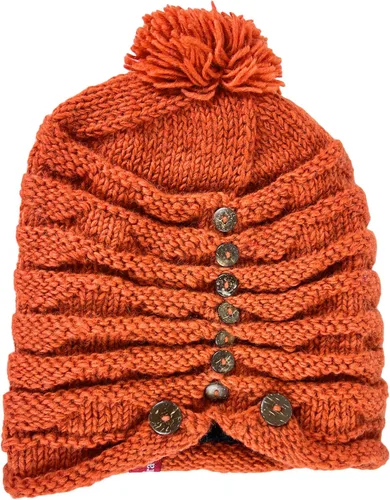Vista 2 de Agan Traders 1414 - Gorro de punto de lana acanalada de gran tamaño, grueso y suave forro polar