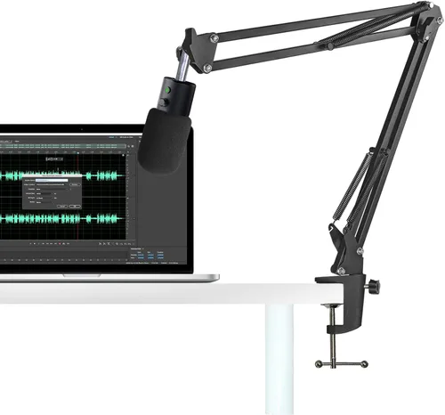 Vista 7 de Razer Seiren X Brazo Boom con Filtro Pop - Soporte de Micrófono con Cubierta de Espuma y Parabrisas para Micrófono de Transmisión Razer Seiren X