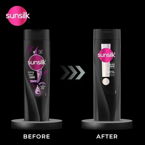 Vista 3 de sunsilk Champú Black Shine 6.1 fl oz
