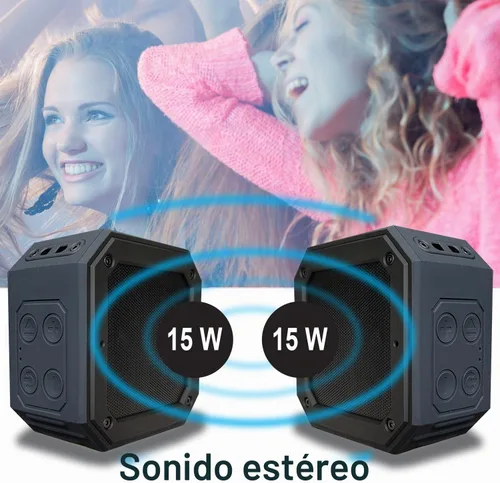 Vista 7 de BIRDIE79 - Paquete de 2 altavoces Bluetooth para carrito de golf, magnéticos, IPX7, estéreo de 36 W