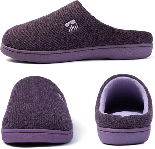 Vista 3 de RockDove Pantuflas originales de espuma viscoelástica bicolor para mujer, 5-12