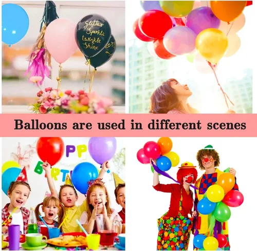 Vista 5 de Globos desnudos 18 pulgadas 12 unidades, globos grandes de látex redondos de helio para fiesta de cumpleaños, baby shower, boda, aniversario
