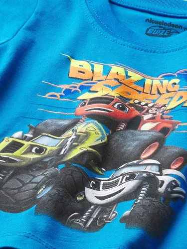 Vista 2 de Blaze y las Monster Machines - Camiseta de manga corta para niños de Nickelodeon